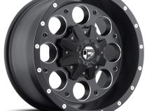 Aluminum Wheels 16X8 Revolver D525 5 On 114.3/5 On 127 Matte Black/Milled 72.6 Bore 1 Offset Fuel Off Road Wheels