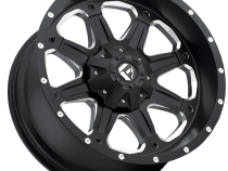 Aluminum Wheels 16X8 Boost D534 5 On 139.7 Black Milled 108 Bore 1 Offset Multi Spoke Fuel Off Road Wheels