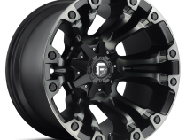 Aluminum Wheels 18X9 Vapor D569 5 On 114.3/5 On 127 Matte Black Double Dark Tint 78.1 Bore 1 Offset 44 Lbs  Fuel Off Road Wheels