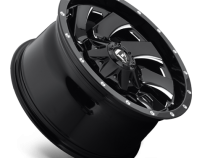 Aluminum Wheels 20X9 Cleaver D574 5 On 114.3/5 On 127 Gloss Black/Milled 78.1 Bore 1 Offset 8 Spoke Fuel Off Road Wheels