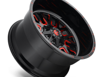 Aluminum Wheels 20X12 Stroke D612 5 On 114.3/5 On 127 Gloss Red/Milled 78.1 Bore -43 Offset Fuel Off Road Wheels
