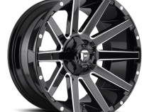 Aluminum Wheels 18X9 Contra D615 5 On 114.3/5 On 127 Gloss Black/Milled 78.1 Bore 1 Offset Multi Spoke Fuel Off Road Wheels