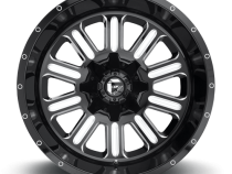 Aluminum Wheels 20X9 Hardline D620 5 On 114.3/5 On 127 Gloss Black/Milled 78.1 Bore 1 Offset Fuel Off Road Wheels