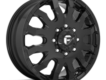 Dually Wheels 20X8.25 Blitz Dually D675 8 On 165.1 Gloss Black 121.5 Bore 105 Offset Multi Spoke Front Dually Fuel Off Road Wheels
