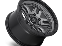 Aluminum Wheels 17X9 AMMO D701 5 On 127 Matte Gunmetal Gray W/Black Bead Ring 71.5 Bore 1 Offset 5 Spoke Fuel Off Road Wheels