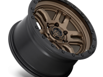 Aluminum Wheels 17X9 AMMO D702 5 On 127 Matte Bronze W/Black Bead Ring 71.5 Bore 1 Offset 5 Spoke Fuel Off Road Wheels