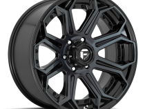 Aluminum Wheels 20X9 Siege D704 5 On 150 Gloss Black Machined Double Dark Tint 110.2 Bore 1 Offset Fuel Off Road Wheels