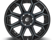 Aluminum Wheels 20X9 Siege D704 5 On 150 Gloss Black Machined Double Dark Tint 110.2 Bore 1 Offset Fuel Off Road Wheels