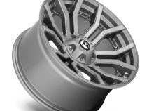 Aluminum Wheels 22X10 Rage Platinum D713 6 On 135/6 On 139.7 Brushed Gunmetal Gray Tinted Clear 106.1 Bore -18 Offset Fuel Off Road Wheels
