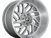 Aluminum Wheels 20X12 Triton Platinum D715 5 On 127/5 On 139.7 Brush Gunmetal Gray/Clear Tint 87.1 Bore -43 Offset Mesh Spoke Fuel Off Road Wheels