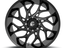Aluminum Wheels 24X14 Runner D741 6 On 139.7 Gloss Black Milled 106.1 Bore -75 Offset Fuel Off Road Wheels