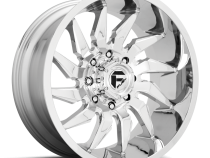 Aluminum Wheels 22X10 Saber D743 8 On 165.1 Chrome 125.2 Bore -18 Offset Fuel Off Road Wheels