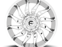 Aluminum Wheels 22X10 Saber D743 8 On 165.1 Chrome 125.2 Bore -18 Offset Fuel Off Road Wheels