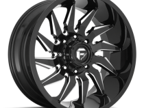 Aluminum Wheels 20X9 Saber D744 5 On 127 Gloss Black Milled 71.5 Bore 1 Offset Fuel Off Road Wheels