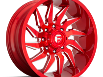 Aluminum Wheels 20X10 Saber D745 5 On 139.7 Candy Red Milled 78 Bore -18 Offset Fuel Off Road Wheels