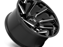 Aluminum Wheels 22X10 Reaction D753 5 On 114.3/5 On 127 Gloss Black/Milled 78 Bore -18 Offset Fuel Off Road Wheels