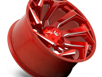 Aluminum Wheels 18X9 Reaction D754 8 On 180 Candy Red Milled 124.2 Bore 1 Offset Fuel Off Road Wheels