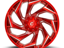 Aluminum Wheels 22X12 Reaction D754 5 On 127/5 On 139.7 Candy Red Milled 87.1 Bore -44 Offset Fuel Off Road Wheels