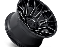 Aluminum Wheels 20X9 Twitch D769 5 On 114.3/5 On 127 Gloss Black/Milled 78 Bore 1 Offset Fuel Off Road Wheels