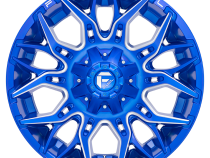 Aluminum Wheels 22X12 Twitch D770 5 On 114.3/5 On 127 Anodized Blue Milled 78 Bore -44 Offset Fuel Off Road Wheels