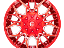 Aluminum Wheels 22X10 Twitch D771 5 On 114.3/5 On 127 Candy Red Milled 78 Bore -18 Offset Fuel Off Road Wheels