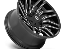 Aluminum Wheels 22X10 Typhoon D773 5 On 114.3/5 On 127 Gloss Black/Milled 78 Bore -18 Offset Fuel Off Road Wheels