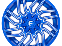 Aluminum Wheels 22X10 Typhoon D774 6 On 135/6 On 139.7 Anodized Blue MIlled 106.1 Bore -18 Offset Fuel Off Road Wheels