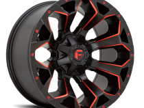 Aluminum Wheels 20X9 Assault D787 5 On 114.3/5 On 127 Matte Black Milled Red Tint 78.1 Bore 1 Offset Fuel Off Road Wheels