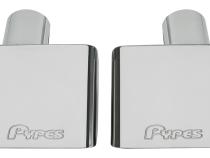 1970-1973 C3 2.5 Inch Tips 304 Stainless Pypes Performance Exhaust