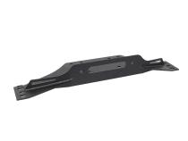 Jeep TJ Winch Plate Steel 97-06 Wrangler TJ Black Textured Powdercoat Piranha Series Fishbone Offroad