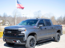 19-Current Silverado 1500 Double Cab 5 Inch Oval Side Step Fishbone Offroad