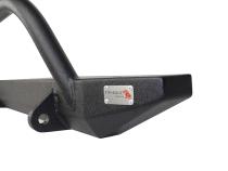 Jeep TJ Front Bumper W/Winch Guard 97-06 Wrangler TJ Rubicon and Unlimited Steel Black Textured Powdercoat Piranha Series Fishbone Offroad