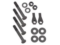 Jeep JK Rear D-Ring Frame Mounts 2007 to 2018 JK Wrangler, Rubicon and Unlimited Fishbone Offroad