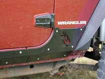 Jeep JK Rocker Guards Scale Armor 07-18 Wrangler JK 2 Door Fishbone Offroad