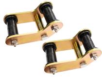 Jeep YJ Rear Greaseable Boomerang Shackles Fishbone Offroad