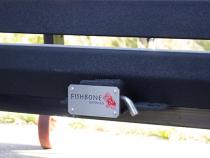 Hitch Cover For 2 Inch Hitch Black Powdercoated Steel Fishbone Offroad