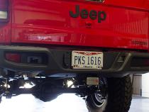 Hitch Cover For 2 Inch Hitch Black Powdercoated Steel Fishbone Offroad