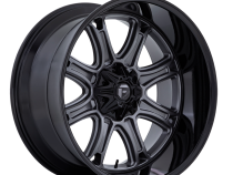 Aluminum Wheels 20X10 Darkstar FC853AB 5 On 114.3/5 On 127 Matte Gunmetal Gray/Black Lip 78.1 Bore -18 Offset Fuel Off Road Wheels