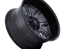 Aluminum Wheels 22X10 Darkstar FC853AB 5 On 114.3/5 On 127 Matte Gunmetal Gray/Black Lip 78.1 Bore 10 Offset Fuel Off Road Wheels