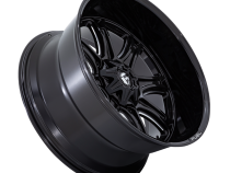 Aluminum Wheels 20X9 Darkstar FC853BE 5 On 114.3/5 On 127 Gloss Black/Milled 78.1 Bore 1 Offset Fuel Off Road Wheels