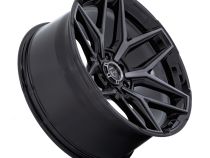 Aluminum Wheels 18X9 Flux 6 FC854BT 6 On 114.3 Gloss Black Brushed Gray Tint 66.06 Bore 20 Offset Fuel Off Road Wheels