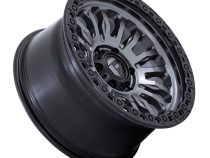 Aluminum Wheels 18X9 Rincon SBL FC857AB 5 On 127 Matte Gunmetal Gray Matte Black Lip 71.5 Bore 1 Offset Fuel Off Road Wheels