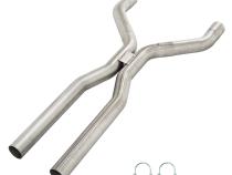 3 Inch Mandrel-Bent Tunnel Crossover Exhaust H-Pipe 409 Stainless Steel Pypes Exhaust