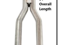 3 Inch Mandrel-Bent Tunnel Crossover Exhaust H-Pipe 409 Stainless Steel Pypes Exhaust