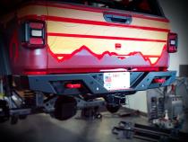 Gladiator JT Rear Bumper with Sensor Holes Artec Industries