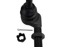 Apex Chassis Heavy Duty 1 Ton Tie Rod &amp;amp; Drag Link Assembly in Black Aluminum Fits: 07-18 Jeep Wrangler JK JKU Rubicon Sahara Sport.  Note this FLIP kit fits vehicles with a lift exceeding 3.5 inches. This kit requires drilling the knuckle.