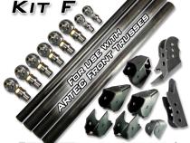 Easy 3 Link Kit F for Artec Trusses No Tubing Outside Frame Chevy / Ford 78-79 Front Driver Rear Passenger Artec Industries
