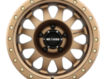 Aluminum Wheels 17x8.5 Double Standard MR304 Bolt Pattern 5 On 127 Offset 0 Lip Size 3.07 Method Bronze BRZ Method