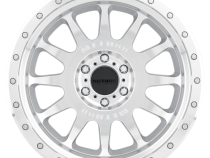 Aluminum Wheels 20x10 NV MR605 Bolt Pattern 8 On 165.1 Offset -24 Lip Size 2.83 Machined Silver SL Clear Coat Method