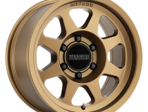 Aluminum Wheels 16x8 Bead Grip MR701 Bolt Pattern 6 On 139.7 Offset 0 Lip Size 1.42 Method Bronze BRZ Method